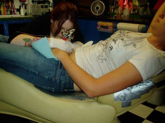 shea getting her bikini line doneoh no i mean tattoo shea getting her bikini line doneoh no i mean tattoo