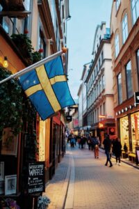 Traveling With Youngsters To Stockholm Flag