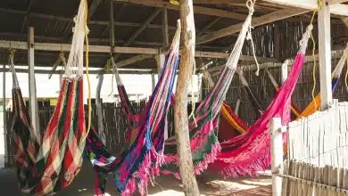 A Group Of Hammocks In Cabo De La Vela