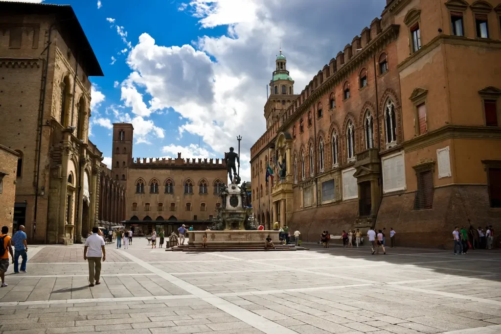 Main Square in Bologna Travel Guide Italy