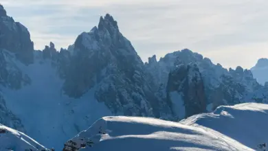 Italian Alps In Monte Elmo